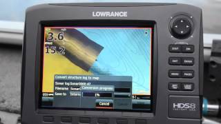 Lowrance Gen 2 Structure Map [upl. by Suoivatnod]