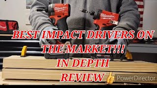 Milwaukee M18 Fuel Gen 4 Milwaukee M12 Fuel Gen 3 Impact Drivers Best on the Market [upl. by Ydnis208]