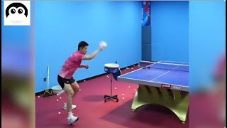 Zhang Jike teaching counter loop I dont really use too much my waist when loopingquot [upl. by Amla637]