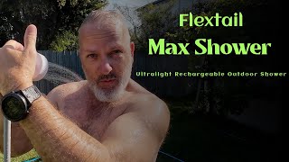 Flextail Max Shower  rechargeable outdoor shower [upl. by Stiegler]