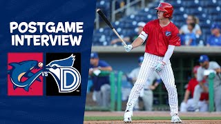 Joel Dragoo PostGame Interview  August 24 2024  Clearwater Threshers [upl. by Vander]