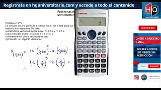 CINEMATICA  EJERCICIOS 07 y 08  FISICA 1 PARA FCEFYN [upl. by Seroka9]