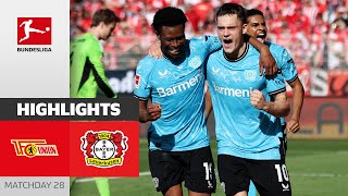 Ready To Be Crowned  Union Berlin  Bayer 04 Leverkusen 01  Highlights  MD 28 – Bundesliga [upl. by Zindman]