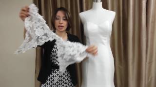 How to dress up a simple wedding dress [upl. by Eidson]