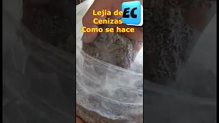 Cómo se hace la lejía de cenizas juntamugre jardin huerta caseros ecologicos recetas [upl. by Missy]