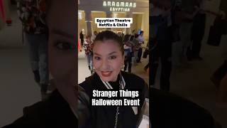 Netflix Stranger Things Halloween Event at the Egyptian Theatre Exclusive Look [upl. by Yobybab]