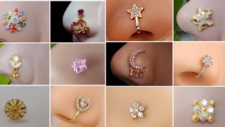 Latest Gold Nose Pin Stud Design  Daily Use Nose Ring Collections 2024quot25 [upl. by Mcmillan614]