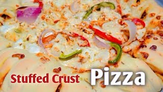 Dominos Crust Pizza recipe  1000 वाला पिज़्ज़ा 300 में घर पर बनाये [upl. by Sesom996]