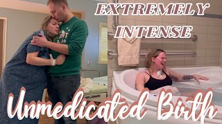 EXTREMELY INTENSE UNMEDICATED BIRTH  Screaming  Emotional amp Raw  Natural Labor and Delivery [upl. by Jara]