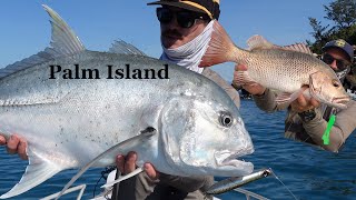 Townsville Palm Island Fishing Mangrove Jacks amp Gts [upl. by Nomelc]