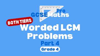 Worded Problems with Lowest Common Multiple LCM  GCSE Maths Pro [upl. by Dranyer]