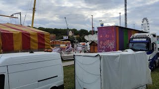 Goose Fair 24 construction update Tue 24th sept [upl. by Iggep]