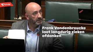 Frank Vandenbroucke laat langdurig zieken afdanken [upl. by Eednak209]