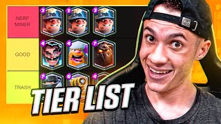 Ranking Every LEGENDARY Card In Clash Royale [upl. by Ardnac]