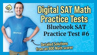 Digital SAT Math  Practice Test 6 [upl. by Zeidman565]