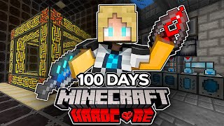 I Survived 100 Days In A FROZEN WASTELAND In HARDCORE MINECRAFT While Trying To Rebuild The World [upl. by Eirallih215]