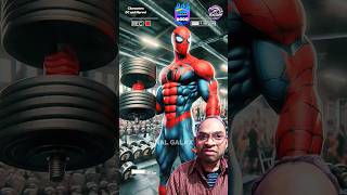 Gym Lift 💪II Who is best Caption America 🆚Venom 🆚Spiderman marvel dc brawlstars shorts [upl. by Enajiram]