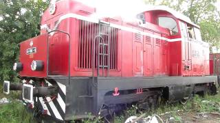 Manevra si reparatia locomotivei dieselhidraulice LDH45389 in Suceava Septembrie 2011 [upl. by Eemia322]