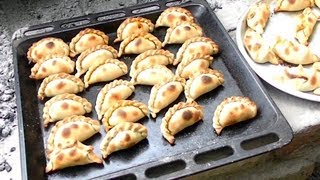 Como Hacer Empanadas de Pollo Masa y Relleno Receta [upl. by Nosiddam]