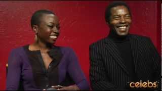 Danai Gurira and Isaach de Bankole talk Mother of George  a Celebscom Original Interview [upl. by Eilatan]