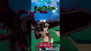 Grimoires Era Anti Magic Showcase roblox anime GrimoiresEra blackclover shorts asta [upl. by Silvers723]