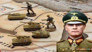 AFRIKA KORPS CUSTOM GAME MINIATURES  GLOBAL WAR AND AXIS amp ALLIES [upl. by Yllak]