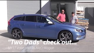 2017 Volvo V60 Wagon T6 AWD Rdesign with Polestar quotTwo Dadsquot Review  BRRRRM Australia [upl. by Tristan643]