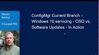 ConfigMgr CB  Windows 10 servicing  OSD vs Software Updates  In Action [upl. by Yunfei]