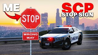 I Became an SCP Stop Sign  GTA 5 RP [upl. by Asila]