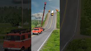 Bus and trucks vs giant rotating hammer ⚒️⚒️⚒️ beamngdrive [upl. by Attenweiler449]