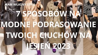 7 SPOSOBÓW JAK MODNIE I STYLOWO PODKRĘCIĆ TWOJE STARE UBRANIA NA JESIEŃ 2023trend aesthetic ootd [upl. by Aljan367]