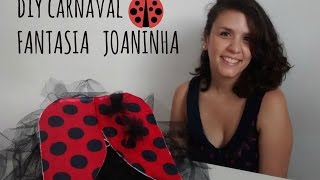 Como fazer Fantasia de Joaninha  OliDecore [upl. by Ackler]