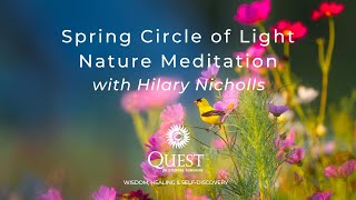 Spring Circle of Light Guided Nature Meditation with Hilary Nicholls [upl. by Ainorev]