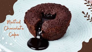 Melted Chocolate Cake  Easy amp Gooey Chocolate Lava Cake Recipe [upl. by Yelsnit862]