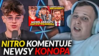 NITRO KOMENTUJE NEWSY KONOPA MRBEAST KAWIAQ ANDREW TATE TWITCH [upl. by Ainirtac473]