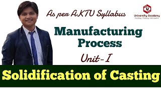 MP4 Heat Transfer and Solidification  Solidification of Casting  Solidification of Pure Metal [upl. by Fredia565]