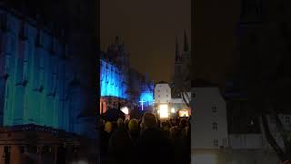 Das Vaterunser zum Martinsfest auf dem Domplatz Erfurt [upl. by Winikka]