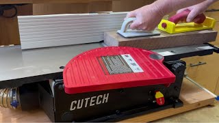 Cutech 10quot Benchtop Jointer Review with WEN jointer comparisons [upl. by Ayatnahs]