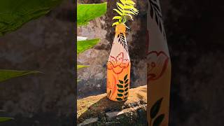 Day 14 bottle painting tutorial artfeed drawinglessonsforkids paintinglessons acrylicpainting [upl. by Ahen]