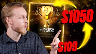 109 INTO 1050 INTO MY DEEPEST RUN YET 100K GTD  Matt Staples Poker Highlights [upl. by Khosrow]