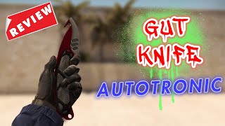 Gut Knife Autotronic REVIEW SHOWCASE  Budget CSGO Knives shorts [upl. by Griffie]