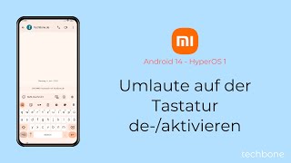 Umlaute auf der Tastatur deaktivieren oder aktivieren  Xiaomi Android 14  HyperOS 1 [upl. by Nelleoj]