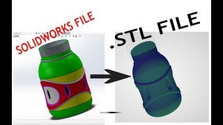 HOW TO CONVERT SOLIDWORKS FILE TO STLSolidWorks FILE TO STL EXPORTCONVERT SOLIDWORKS FILE TO STL [upl. by Ayin]