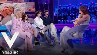 Verissimo  Veronica Peparini e Andreas Muller presentano la loro grande famiglia [upl. by Sukram632]