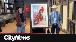 Calgary Stampede reveals 2025 poster designed by 22yearold artist [upl. by Inuat]