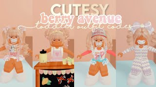 Toddler Berry Avenue Outfit Codes 🌷🐰✨  bunniory ౨ৎ [upl. by Justinn]