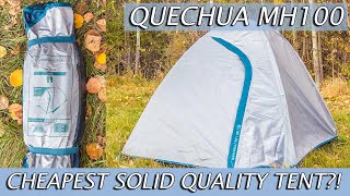 QUECHUA MH100 2 PERSON TENT from Decathlon Full Review  Cheapest Available Solid Quality Tent [upl. by Augustus269]