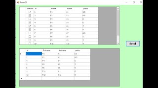 c tutorial for beginners Send dataGridView values to another dataGridView in C [upl. by Nosam]