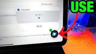 How To Set Up amp Use Siri on iPad Pro  Full Tutorial [upl. by Dviad]