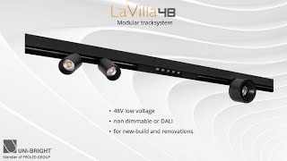 PROLED illuminazione Led a binario magnetico LaVilla 48V [upl. by Lloyd]